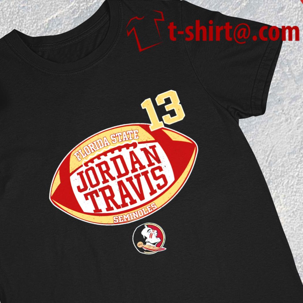 13 Florida State Jordan Travis Seminoles logo T-shirt