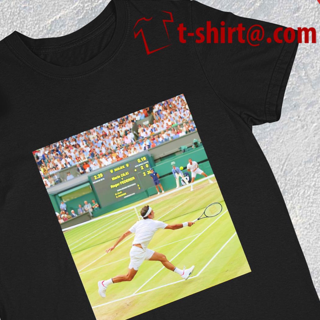 Roger Federer action photo 2022 T-shirt