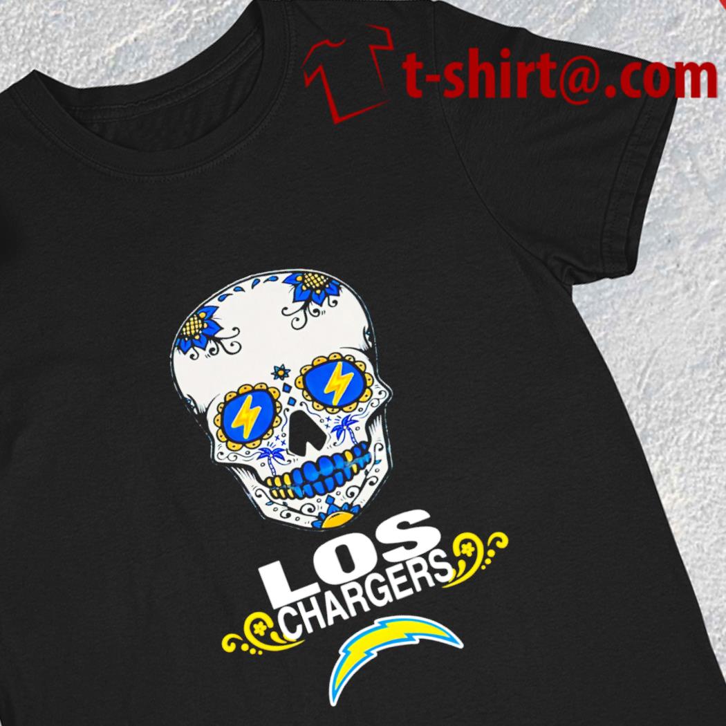 Skull Los Angeles Chargers logo 2022 T-shirt