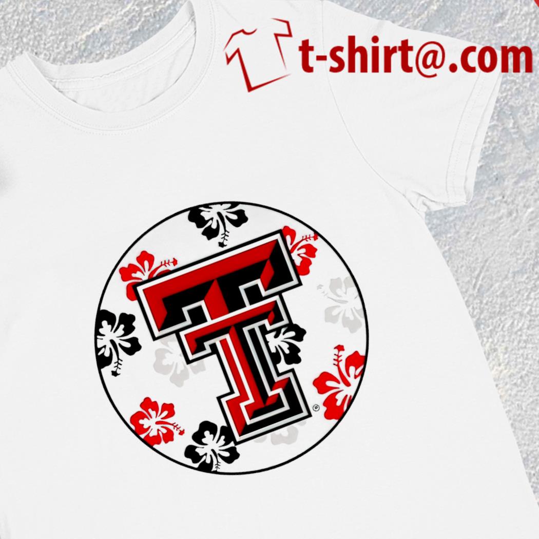 Maui Hibiscus Texas Tech basketball logo 2022 T-shirt