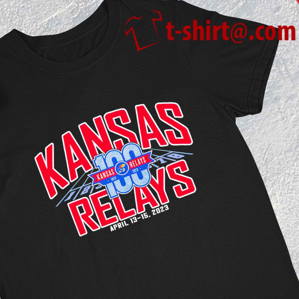 100th Kansas Relays 1923-2023 April 13-15 2023 logo T-shirt