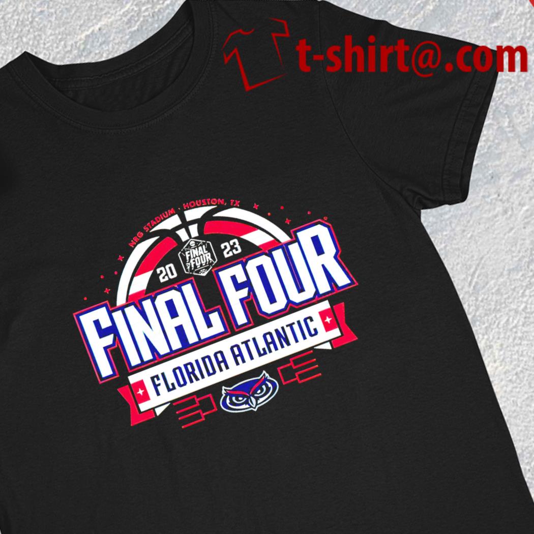Fau Owls 2023 Ncaa men's basketball Tournament March Madness Final Four logo T-shirt