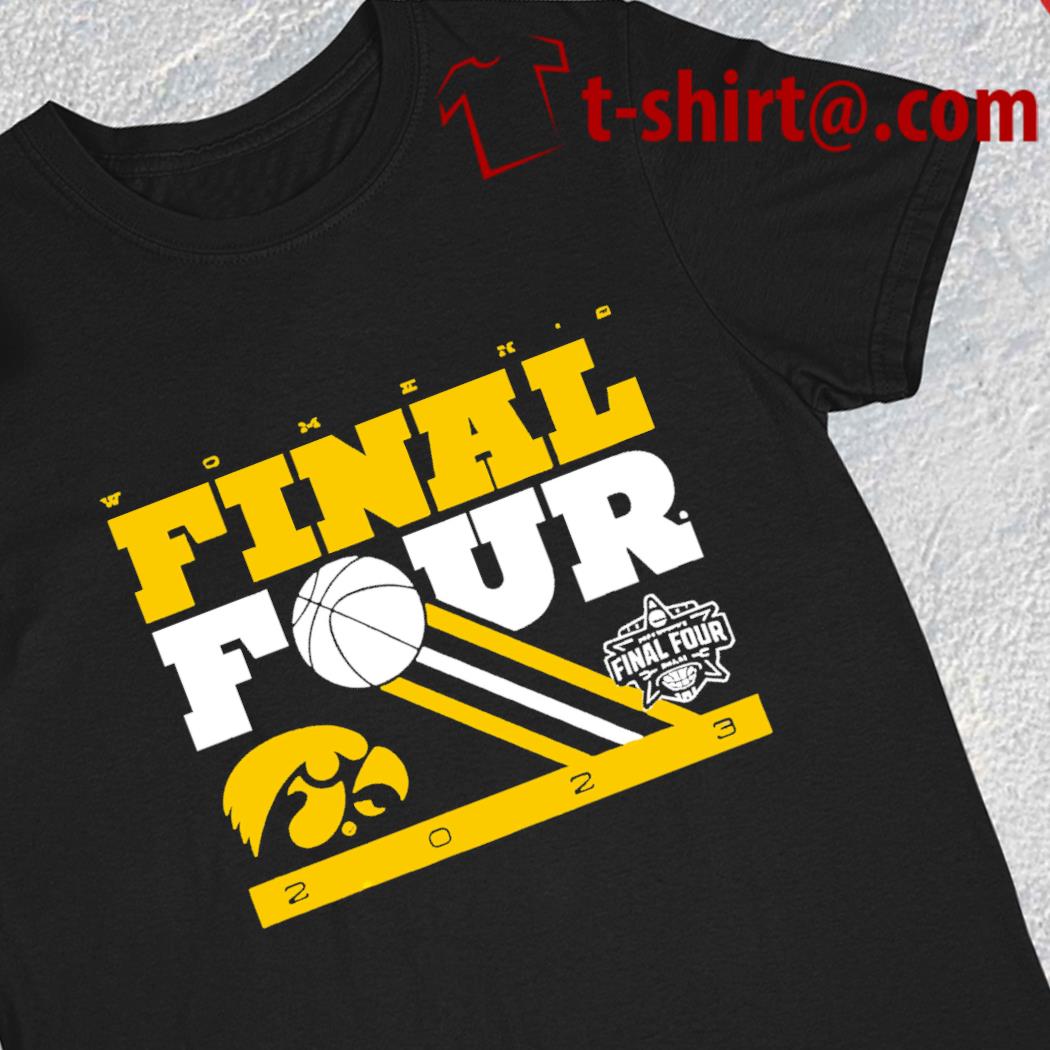 Iowa Hawkeyes women's Final Four 2023 logo T-shirt