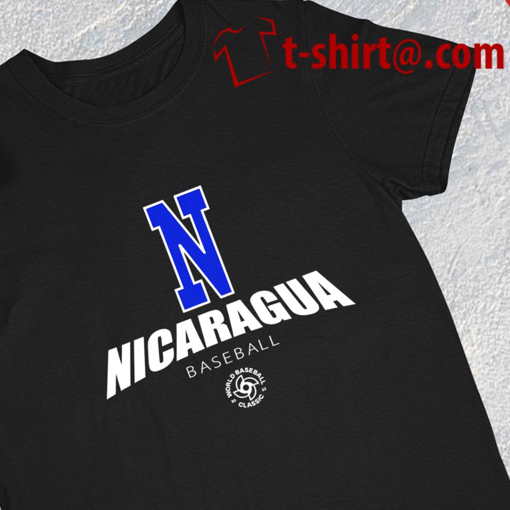 Nicaragua baseball world baseball classic logo 2023 T-shirt